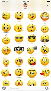 Emoji Stickers Pack for iMessage screenshot 2