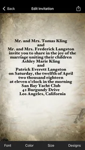 Wedding-Invitations screenshot 2