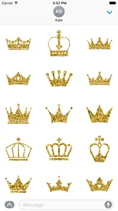 Golden Crown Stickers screenshot 0