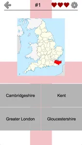 Counties of England Quiz screenshot 0