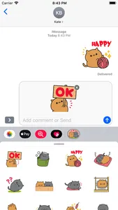 Cutie Babe Stickers pack screenshot 0