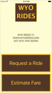 WYO RIDES screenshot 0