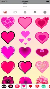 Pink Love • Emoji and stickers screenshot 1