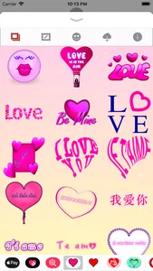 Pink Love • Emoji and stickers screenshot 4