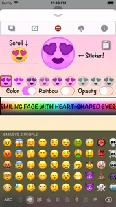 Pink Love • Emoji and stickers screenshot 5