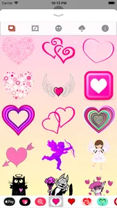 Pink Love • Emoji and stickers screenshot 6