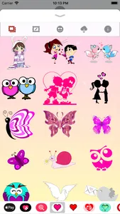 Pink Love • Emoji and stickers screenshot 7