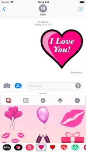 Pink Love • Emoji and stickers screenshot 9