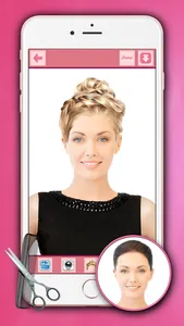 HairStyle Makeover For Girls - Hair Salon Editor screenshot 1