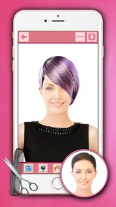 HairStyle Makeover For Girls - Hair Salon Editor screenshot 4