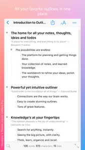 Outlinely - Outliner & notes screenshot 0