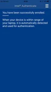 Intel® Authenticate screenshot 3