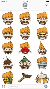 Cheddar Head Sticker Pack screenshot 0