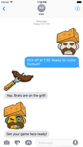 Cheddar Head Sticker Pack screenshot 1