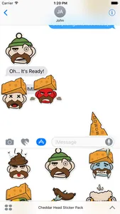 Cheddar Head Sticker Pack screenshot 2