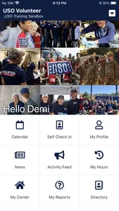 USO Volunteer Community screenshot 1