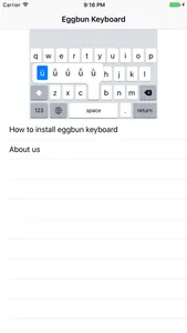 Eggbun Keyboard screenshot 0