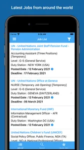 UN & NGO Jobs screenshot 0