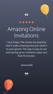 Poply: Party Invitation Maker screenshot 9