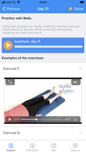 AudioFysio Lower Back Pain App screenshot 7