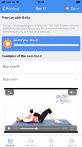 AudioFysio Lower Back Pain App screenshot 8