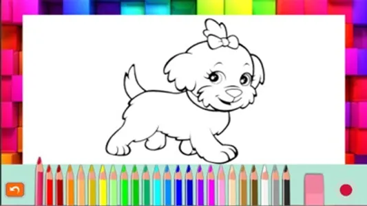Mini Animals Pet Coloring book for kids screenshot 4