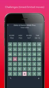 Odds & Evens: 2048 Plus screenshot 1