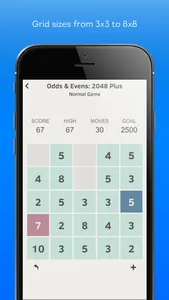 Odds & Evens: 2048 Plus screenshot 2