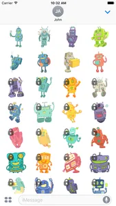 Robot Sticker Set screenshot 1