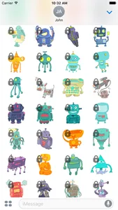 Robot Sticker Set screenshot 3