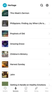 Heritage Bible Church screenshot 1