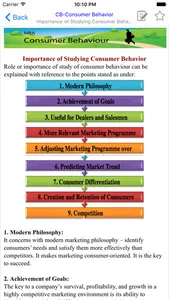 MBA Consumer Behaviour screenshot 2