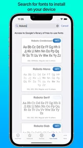 iFont: find, install any font screenshot 0