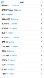 Sports & Animal idioms screenshot 0