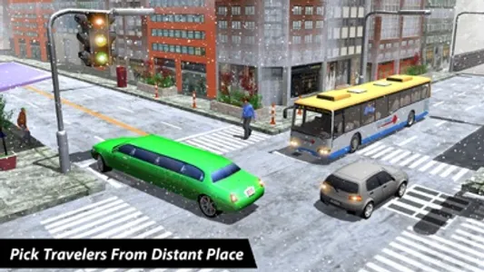 Limo Driver free 3D simulator-Offroad Snow Mania screenshot 0