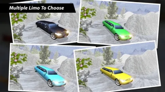 Limo Driver free 3D simulator-Offroad Snow Mania screenshot 2