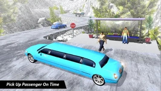 Limo Driver free 3D simulator-Offroad Snow Mania screenshot 3