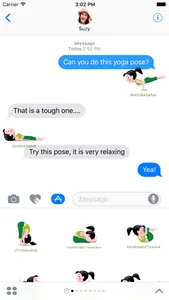 Yoga Poses Emojis for iMessage screenshot 0