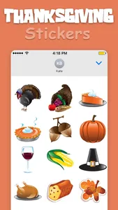 Thanksgiving 100+ Stickers Animated screenshot 0