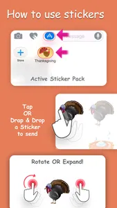 Thanksgiving 100+ Stickers Animated screenshot 1