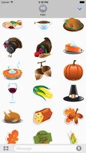 Thanksgiving 100+ Stickers Animated screenshot 2