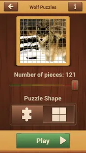 Wolf Jigsaw Puzzles - Fun Brain Training Game Free screenshot 4
