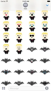 Vampires Emoji screenshot 4