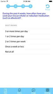 Asthma Test screenshot 0