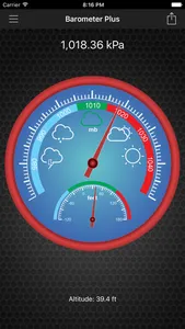 Barometer Plus - Altimeter PRO screenshot 1