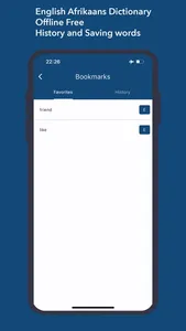 Dictionary English Afrikaans screenshot 1