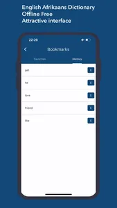 Dictionary English Afrikaans screenshot 2
