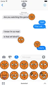 Basketball Sticker Emojis screenshot 0