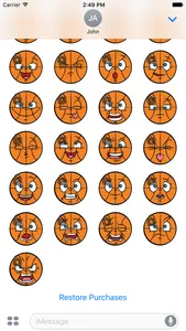 Basketball Sticker Emojis screenshot 2