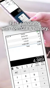 Calculator C Formula History screenshot 0